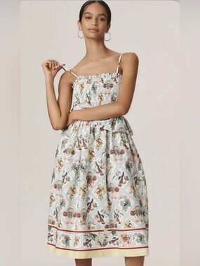anthropologie asymmetrical square-neck dress | Dresses | Anthropologie Squareneck Midi Asymmetrical ruffle hem dress